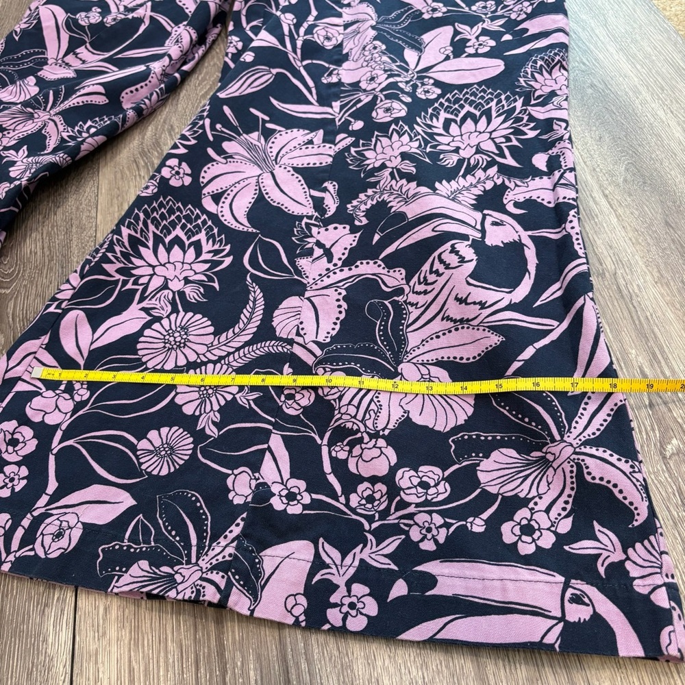 FARM Rio x Anthropologie Purple Toucans Floral Jumpsuit - Picture 7 of 13